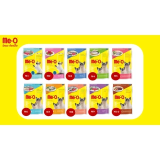 Me-o pouch อาหารเปียกขนาด 80 กรัม (ยกกล่อง 12 ซอง)