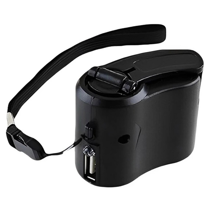 ของมาใหม่！USB ที่ชาร์จโทรศัพท์มือถือฉุกเฉินแบบมือปั่น 5.5V ของเล่นเครื่องชาร์จไดนาโมมือหมุนฉุกเฉิน สําหรับตั้งแคมป์ เดิน - รูปที่ 4