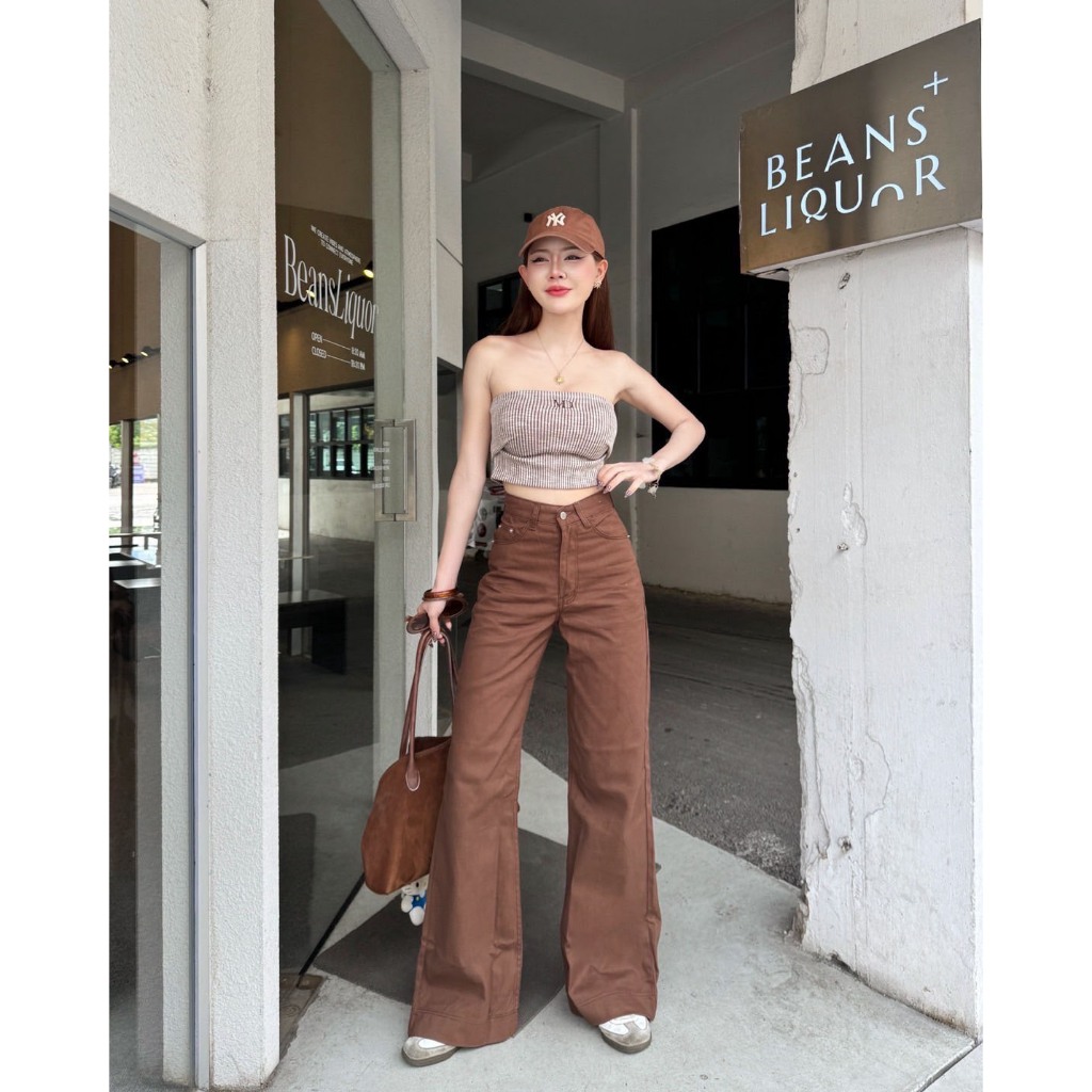 BabarryStyle - [S-3XL] รุ่น BottyJeans ทรงกระบอกขาม้า ผ้านุ่ม ไม่ยืด คุณภาพดี เกาสุดๆ - รูปที่ 5