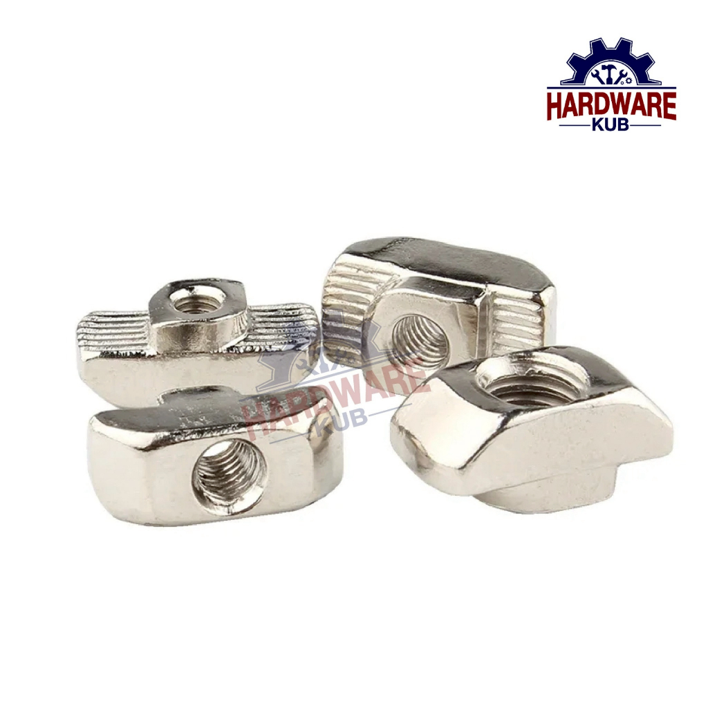 ชุด 100 ตัว ฟรีนัท น็อตยึดราง Series 20 M3 M4 M5 TNUT150 free nut T-Nut - รูปที่ 2