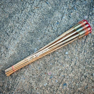 ส่งฟรี ไม้เคาะทุเรียนรุ่นไม้หวายแท้ 1 อัน (คละสีท่อยางสีแดงและสีใส)