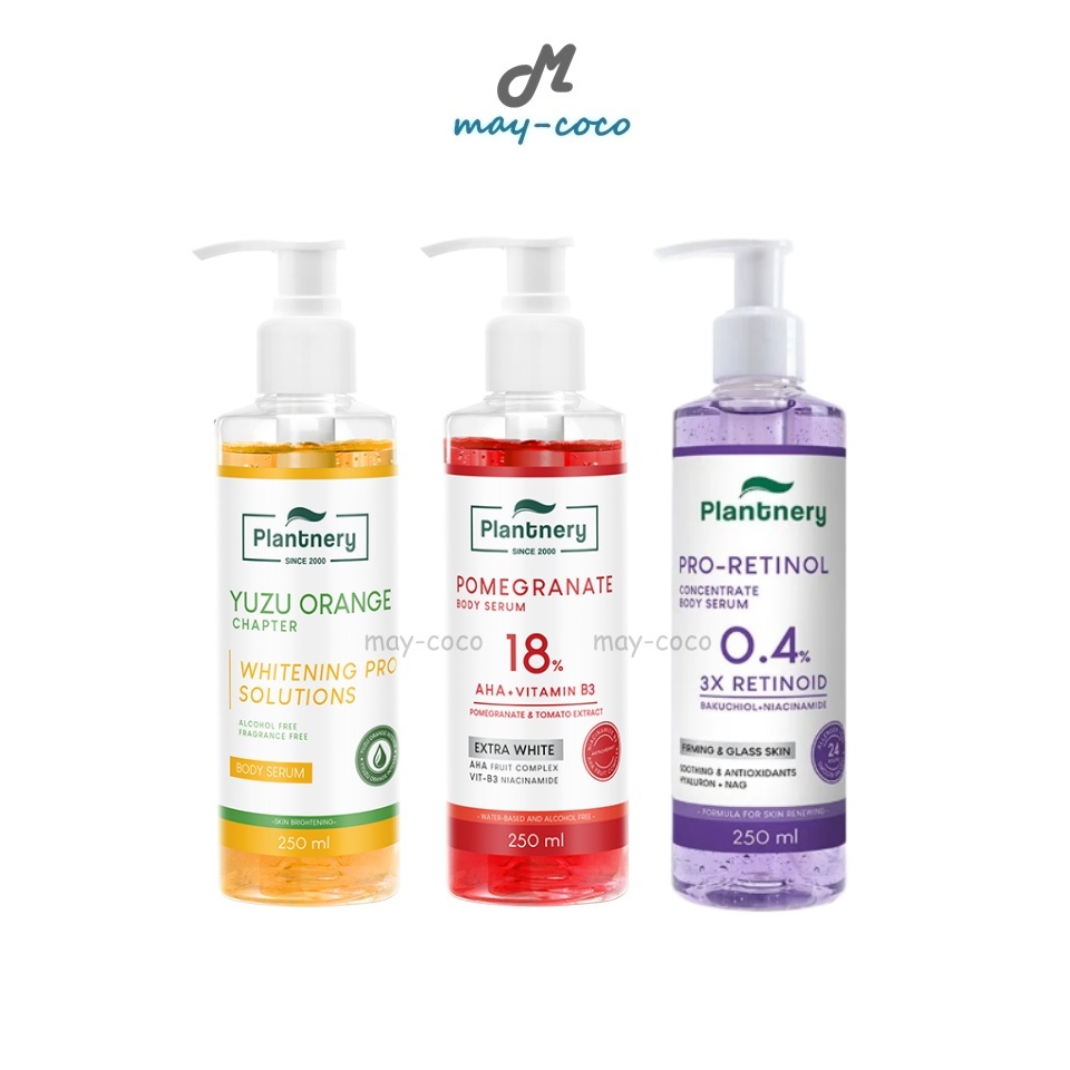 ถูก/แท้/มีไลฟ์ เซรั่ม Plantnery Body Serum บอดี้เซรั่ม เซรั่มทาตัว เซรั่มเรตินอล บำรุงผิว ผิวเนียน กระจ่างใส ผิวชุ่มชื้น