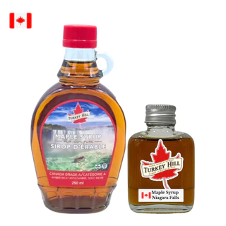 สินค้าล็อตใหม่ Turkey Hill Maple Syrup l เทอคี ฮิลเมเปิล ไซรัป ของแท้ 30ml.