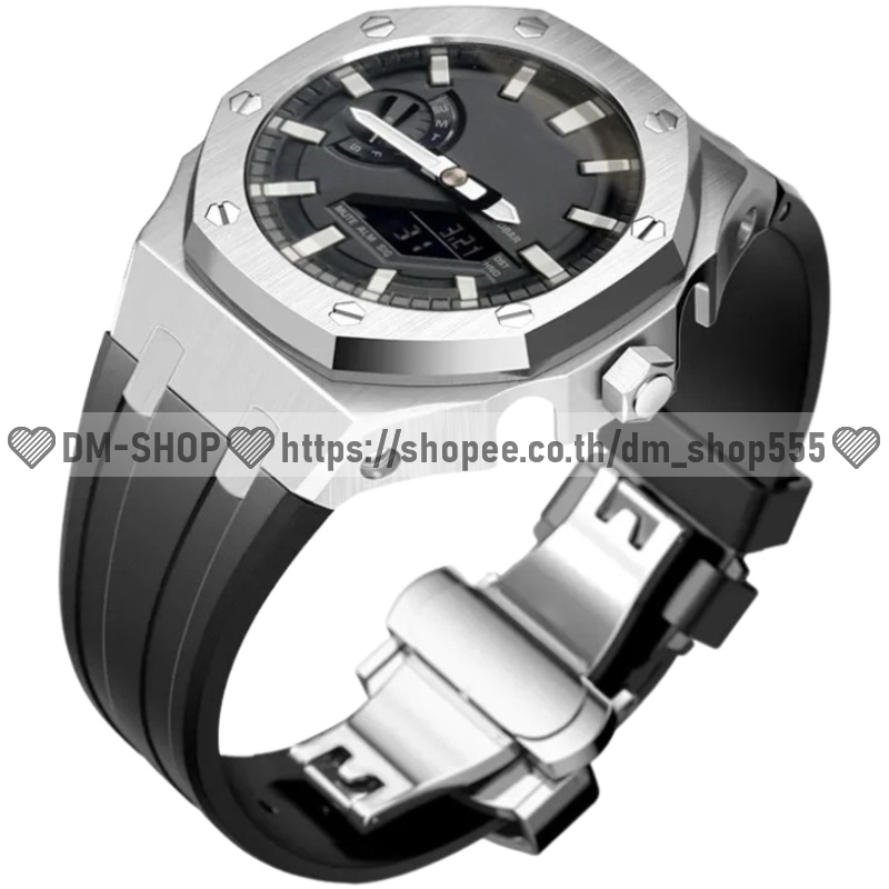 💚DM-SHOP💚สำหรับ G-Shock GA2100 GA2110 GAB2100 GM2100 GBM2100 GMAS2100 ชุดดัดแปลงรุ่นที่ 7 กรอบและสาย