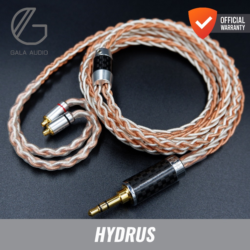 Gala audio Hydrus สายอัพเกรดหูฟังไฮบริด ทองแดง ทองแดงชุบเงิน Hybrid Litz