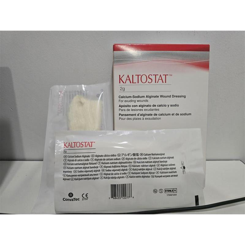 KALTOSTAT Alginate แผ่นปิดแผลห้ามเลือด (**ราคาต่อ 1 ชิ้น)
