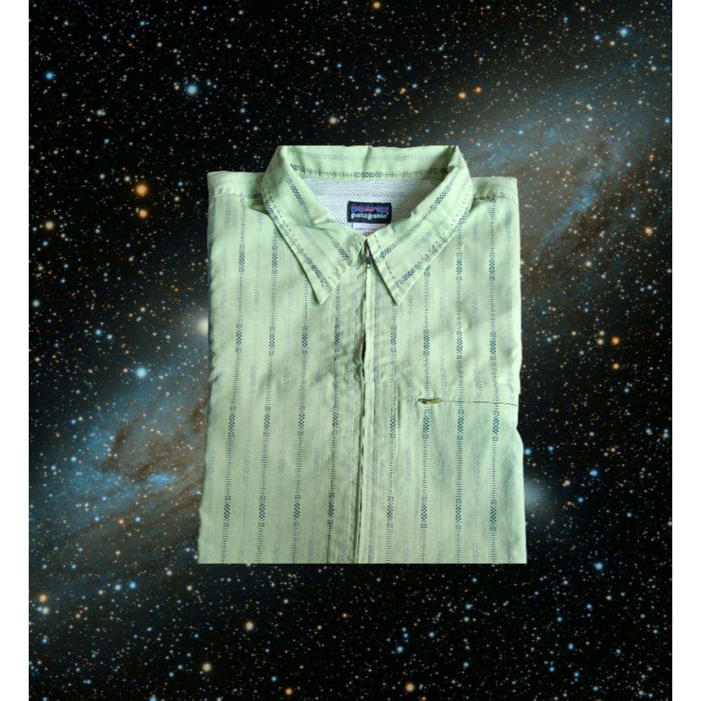 Patagonia Rhythm Sideburn Shirt short sleeve Made in Thailand 🇹🇭ขนาด: อก 26"(52) ยาว 30" ไหล่ 21.5"