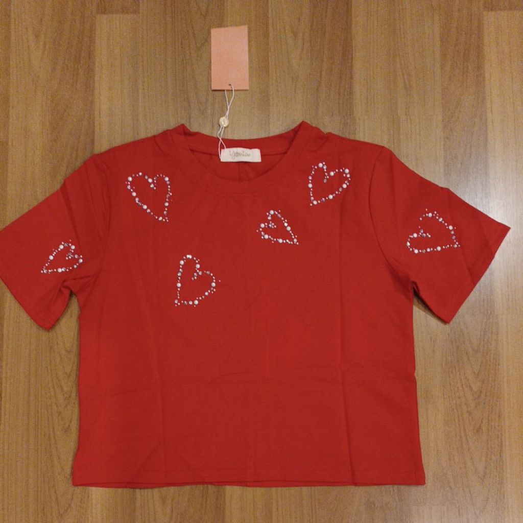 เสื้อครอปป้ายไฮเอน งานป้าย yosita ฟรีไซร์