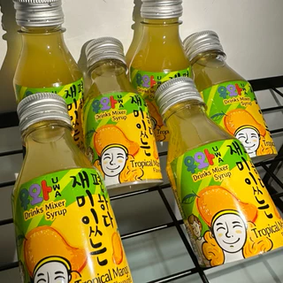 ไซรัป แพค6ชิ้น ผสมเครื่องดื่ม Mixer Syrup uwa drinks