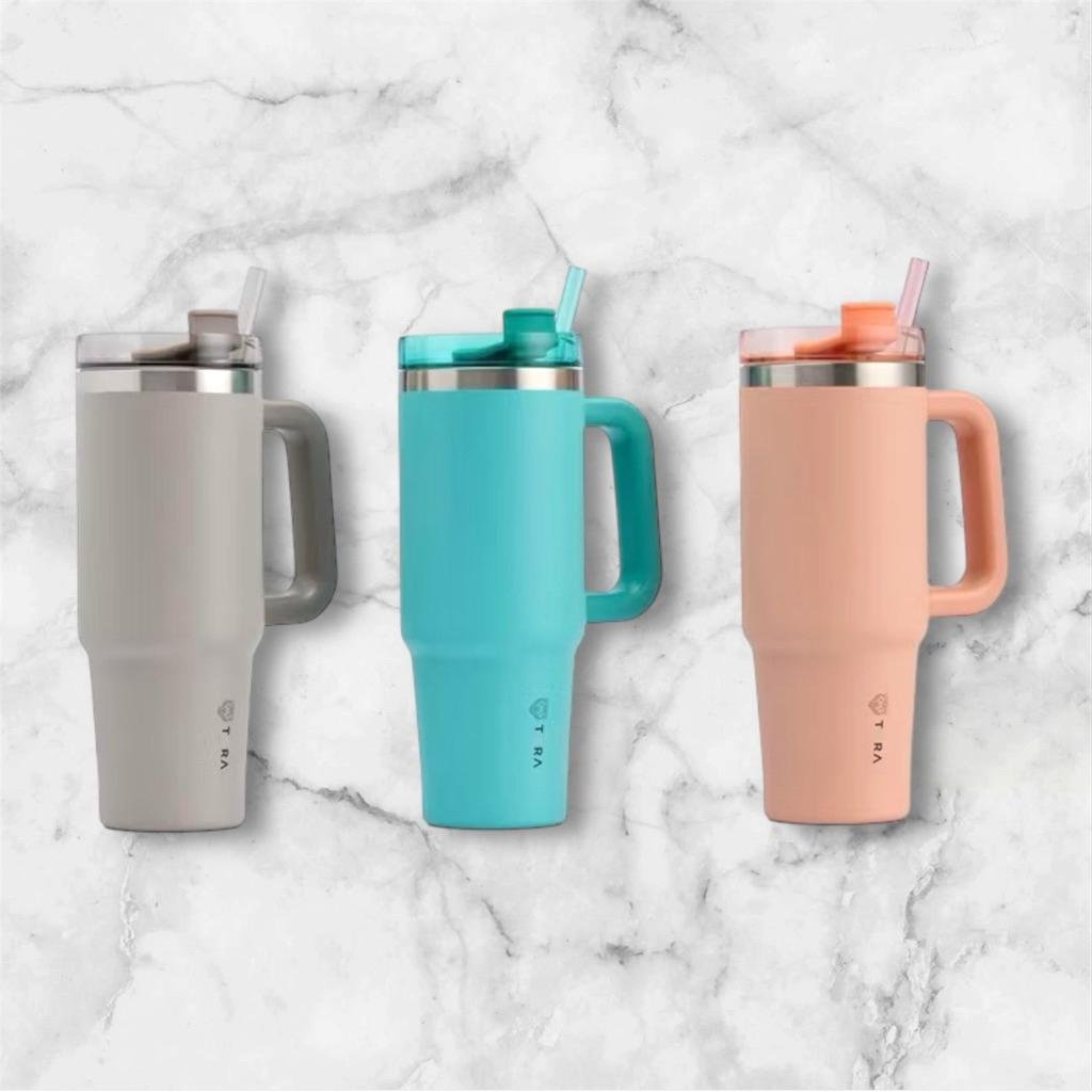 Tora - แก้วน้ำสุญญากาศ แก้วน้ำเก็บความเย็น ขนาด 900 ml แบรนด์แท้ 100%