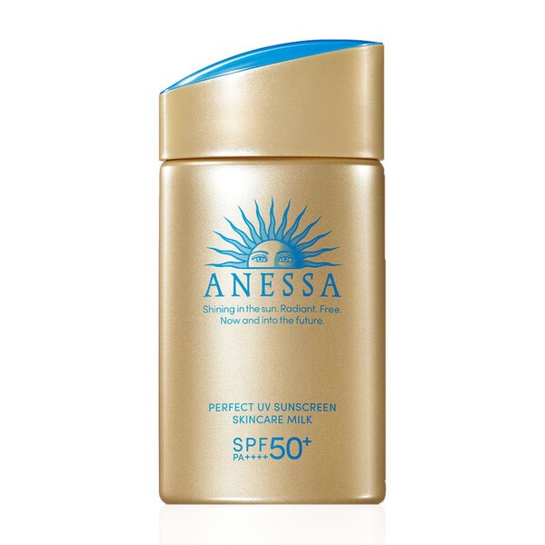 Anessa Perfect UV Sunscreen Skincare Milk SPF50+ PA++++ 90ml เป็นครีมกันแดดที่ช่วยปกป้องผิวบริเวณที่
