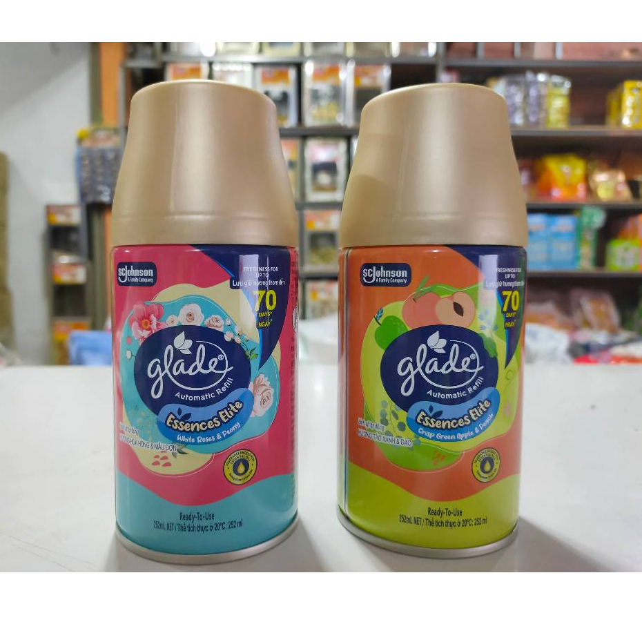 (กลิ่นใหม่) รีฟิล Glade automatic spray refill ชนิดเติม ขนาด 252 มล.