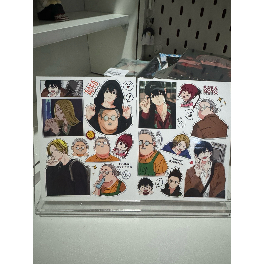 พร้อมส่ง สติ๊กเกอร์ Sakamoto days ซากาโมโต้ (ไม่ไดคัท)