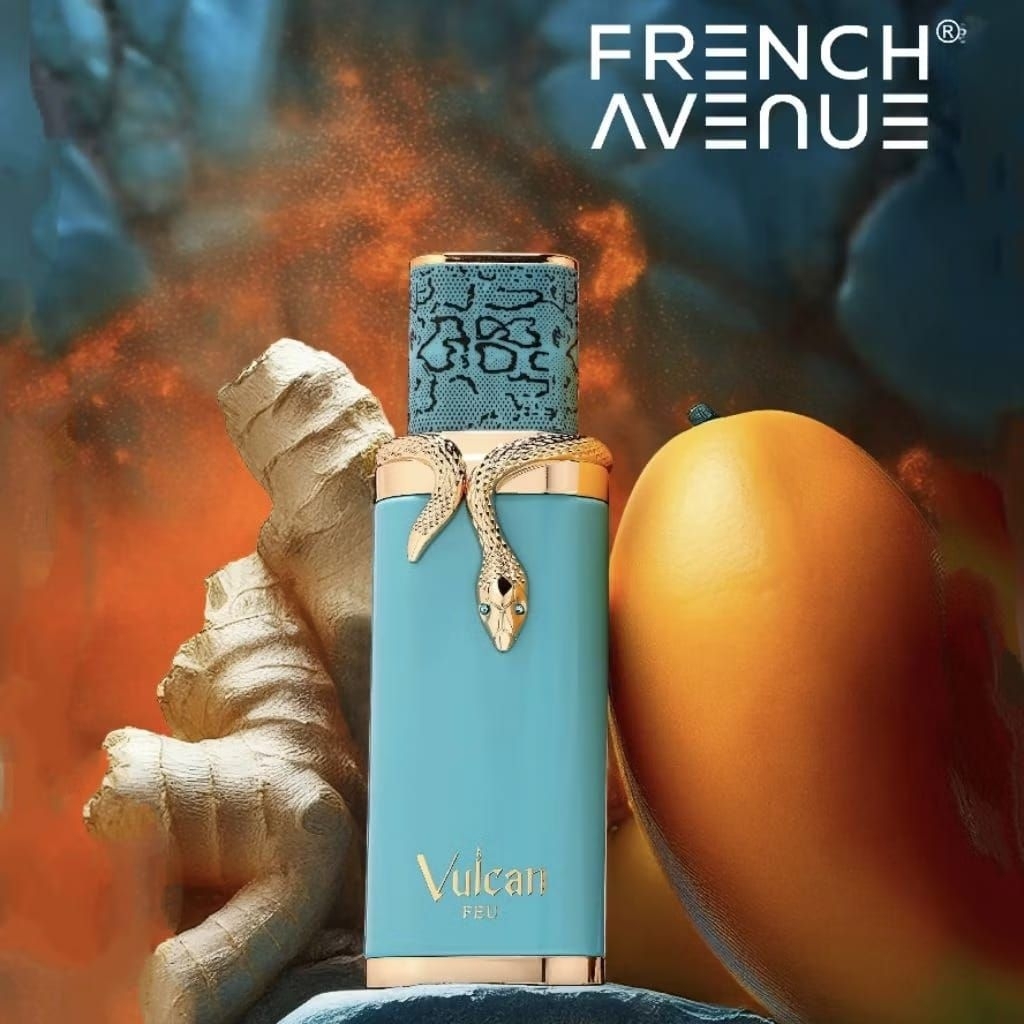 น้ำหอมมาใหม่ Vulcan FeuของFrench Avenue(งูฟ้า)เป็นน้ำหอมกลิ่นดอกไม้สำหรับผู้หญิงและผู้ชาย