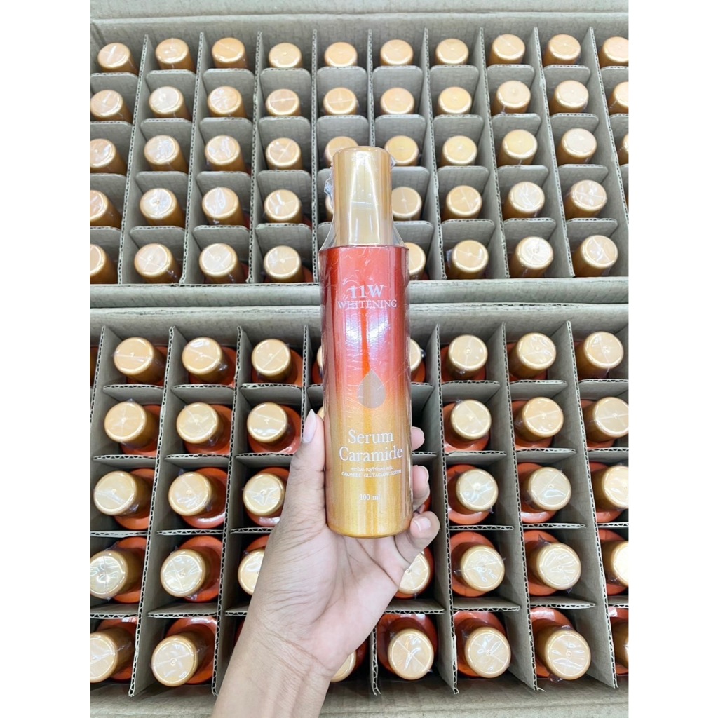 เซรั่ม11W Body Serum Caramidw 100ml. 11wเซรั่ม 11w ของแท้ เซรั่มทาตัว