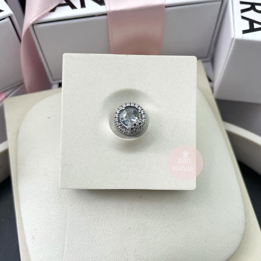 (ของแท้100%)Pandora silver charm เรเดียนสโนว์เฟลก radiant
