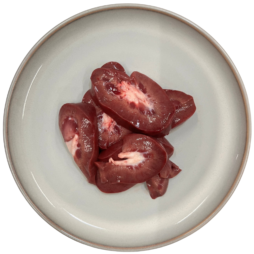 ไตหมูดิบ BARF Topping Raw Pork Kidney 100g