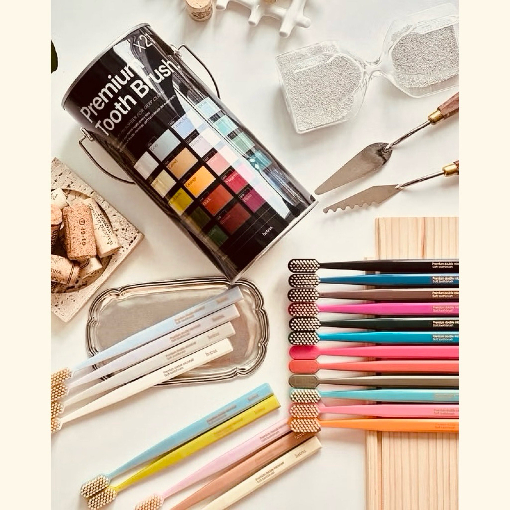 แปรงสีฟัน Hetras ขนแปรงนุ่ม ❣️แบบแบ่งขาย ~ คละสี ~ ทางร้านเลือกให้❣️