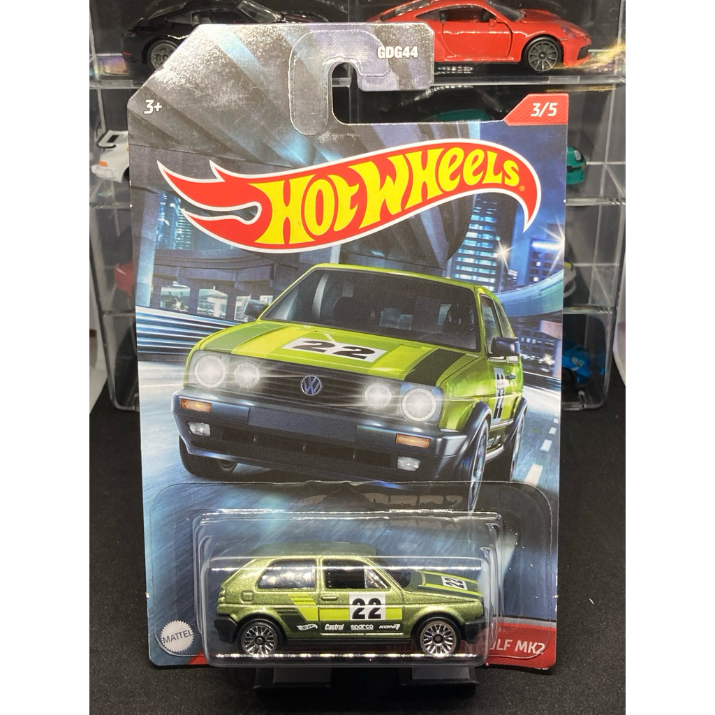 รถเหล็ก HotWheels VOLKSWAGEN GOLF MK2 3+