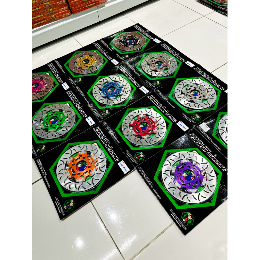 น้าคมน็อตซิ่ง จานสร้างน้าคมหมุดกิ๊ปใบลายNY(ขนาด190mm.) LEAD125 ราคา ถูกที่สุด ดีลบีเคเค แกลเลอรีภาพที่ 5