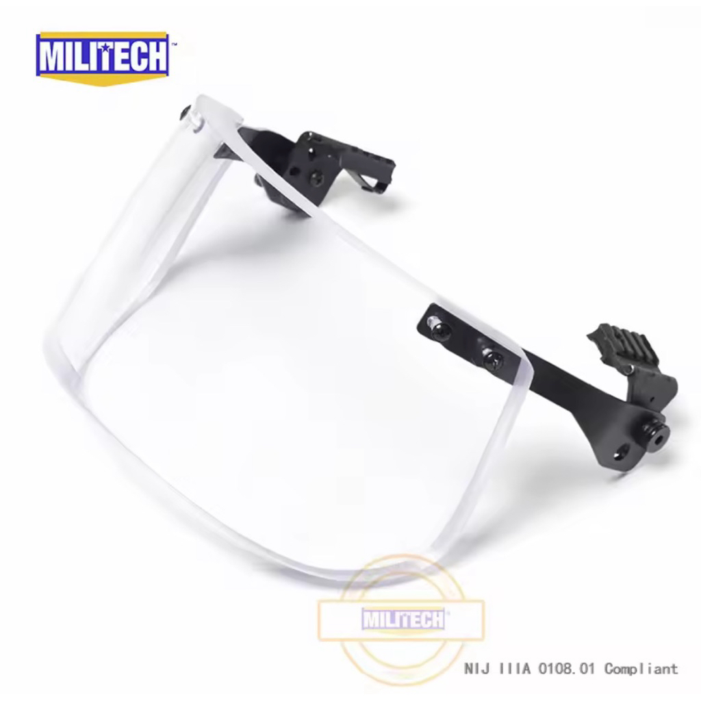 MILITECH Face Shield 3A ใส่รางfast และ mich