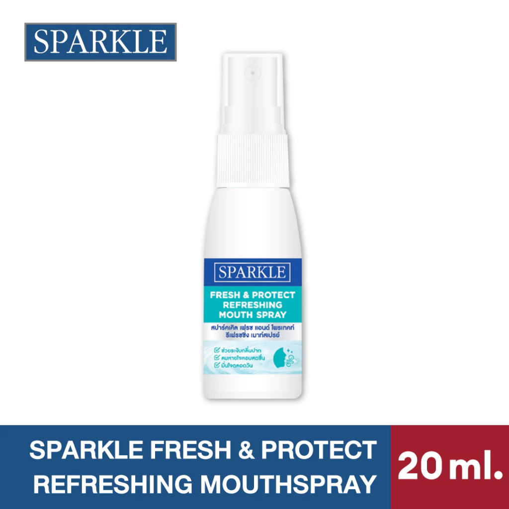 [NEW] Sparkle สเปรย์ดูแลช่องปาก Fresh & Protect Refreshing Mouth Spray 20ml (10SK00210)