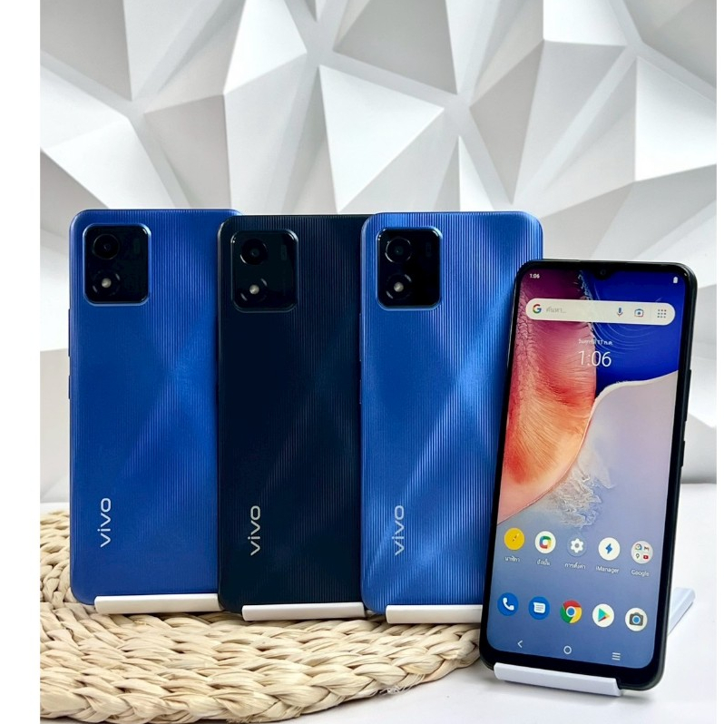vivo Y01 โทรศัพท์มือถือ มือสองพร้อมใช้งานสภาพสวย(ฟรีชุดชาร์จ) หน้าจอ 6.51 นิ้ว แรม 2 รอม 32 แอนดรอยด