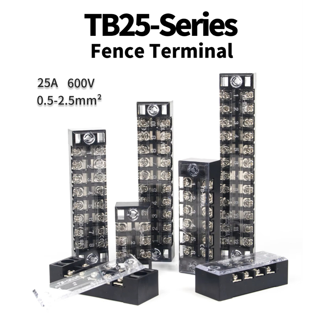 TB-25A600Vเทอร์มินอลบล็อก  อุปกรณ์เชื่อมต่อสายไฟตู้คอลโทรล