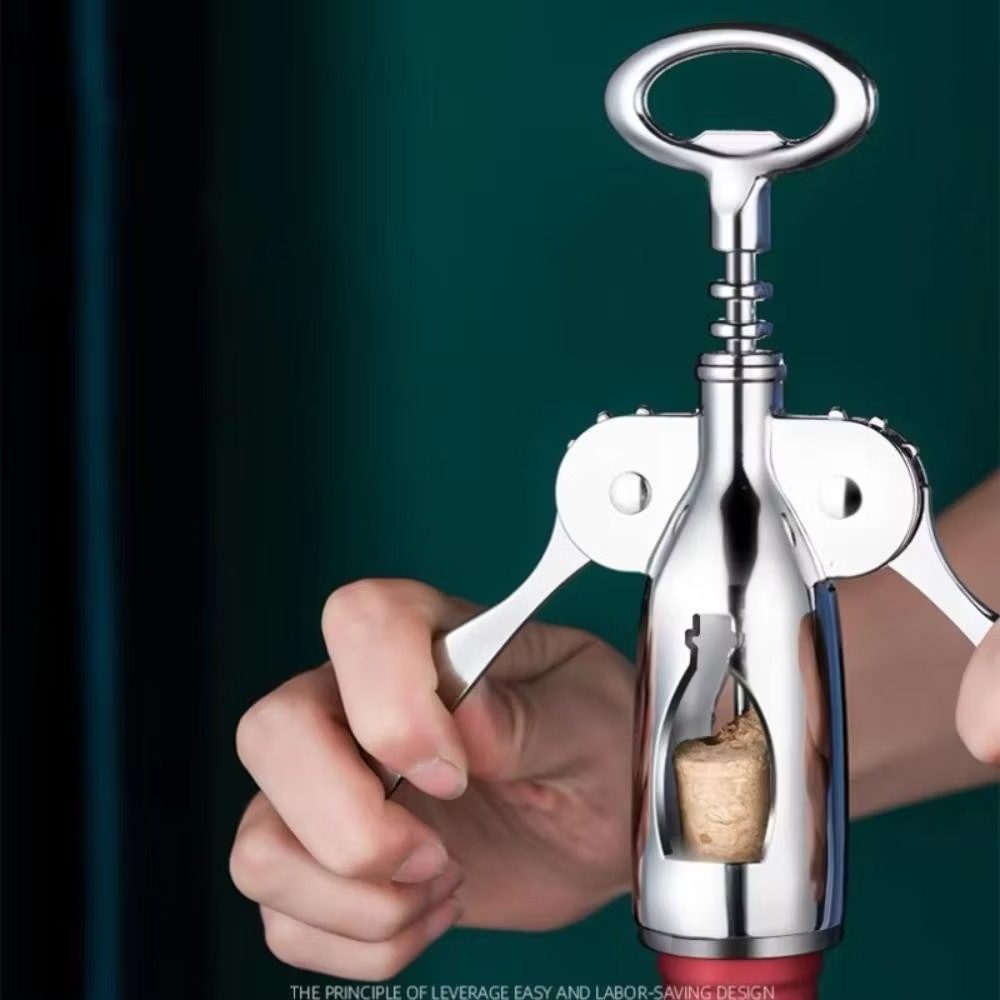 A0561 ที่เปิดขวดไวน์แดงในครัวเรือนมัลติฟังก์ชั่ไวน์เปิดส่วนบุคคลไวน์ที่เปิดขวดเบียร์ไวน์ระดับไฮเอนด์ที่เปิด - รูปที่ 4
