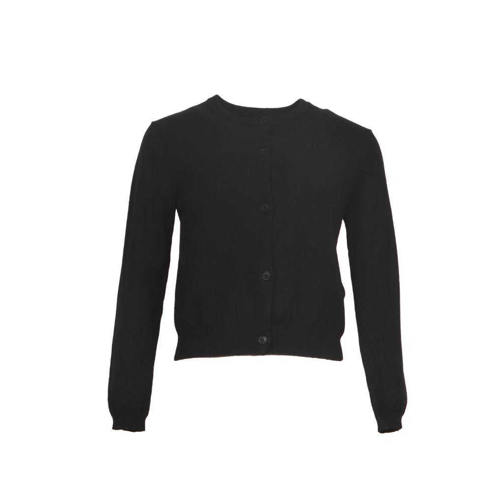 AIMERWOMEN-เสื้อคาร์ดิแกน-สีดำD023-200