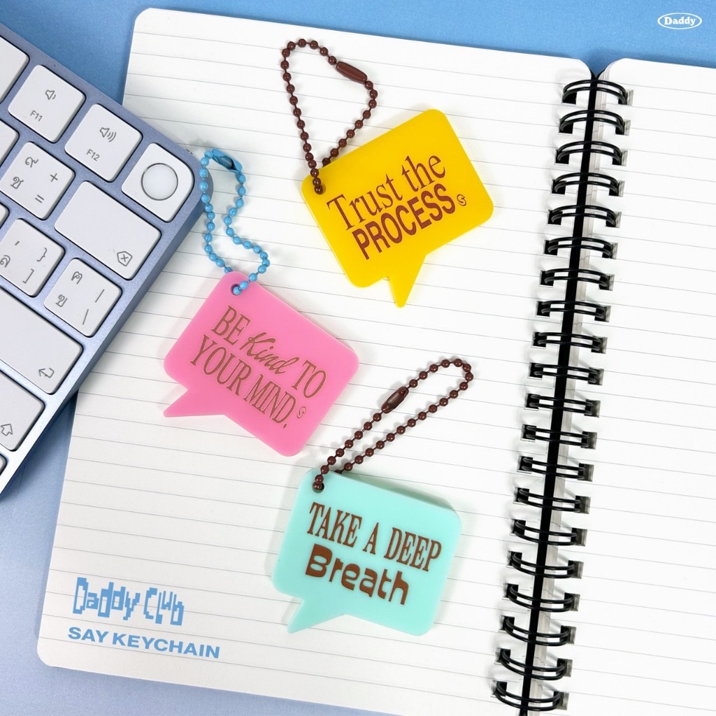 DADDYCLUB | Daddy Club Say Keychain พวงกุญแจ สุดน่ารัก