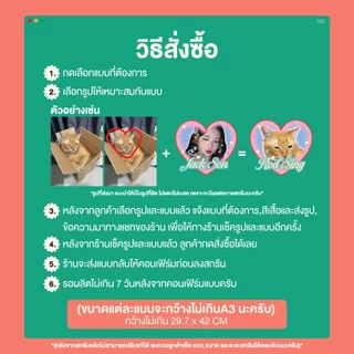 สกรีนเสื้อตามสั่งเปลี่ยนรูปและข้อความได้ ผ้าCotton Semi32 ไม่มีขั่นต่ำ