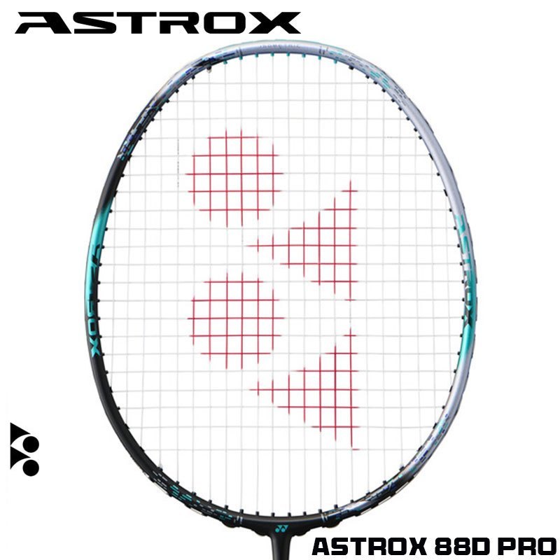 YS Astrox 88 D Pro Gen 3 (เงิน/ดำ) 2024 แบดมินตันราคเก็ตเต็มคาร์บอนเดี่ยว 4U 26Lbs 83g
