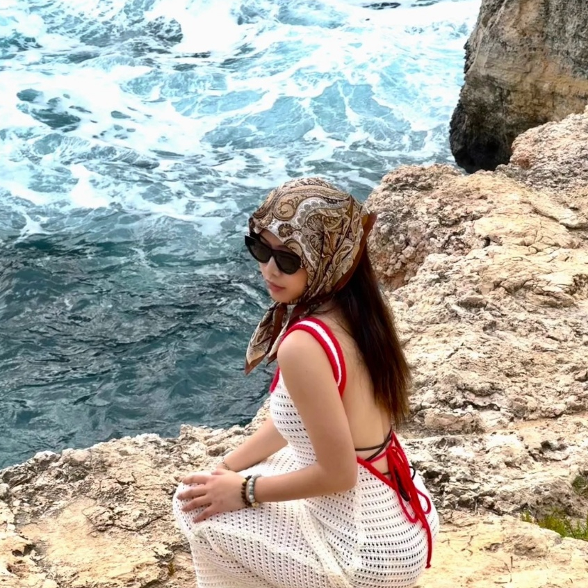 Baroque Paisley ผ้าผูกผมลวดลายศิลปะ ผ้าพันคอแบบคลาสสิก หรูหรา - รูปที่ 2