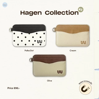 (Wallet) Whale Indeed Hagen 2 (แบบแม่เหล็ก) ซองใส่บัตรสูงสุด 2 ใบ จับถนัดมือ แม่เหล็กแรง