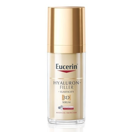 Eucerin Hyaluron FILLER Elasticity 3D Serum 30ml. ยูเซอรีน ไฮยาลูรอน อีลาสติก ฟิลเลอร์ 3D เซรั่ม (ไม่มีกล่อง) ราคา ถูกที่สุด ดีลบีเคเค