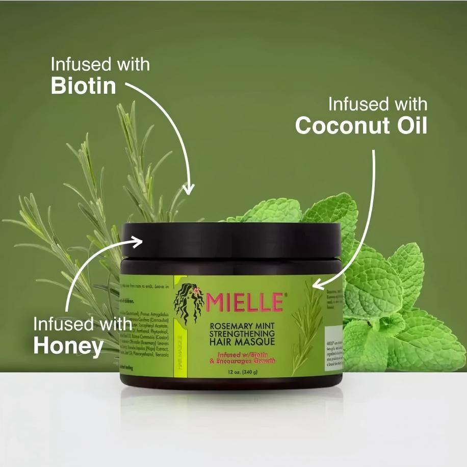 [แท้ 100%/พร้อมส่ง] Mielle Organics Rosemary Mint Scalp & Hair Strengthening Oil
