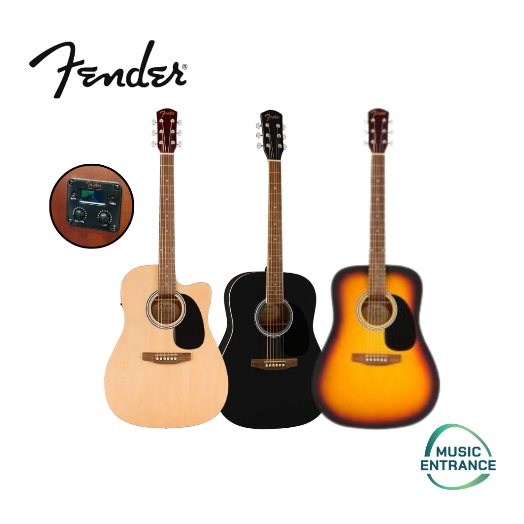 Fender FA-25CE / FA25 กีตาร์โปร่งไฟฟ้า กีต้าร์โปร่ง Fender FA25 FA25CE