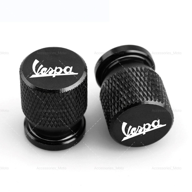 จุกลมยางรถมอเตอร์ไซต์ CNC อลูมิเนียม สําหรับ Vespa (สินค้าอยู่ในประเทศไทย)