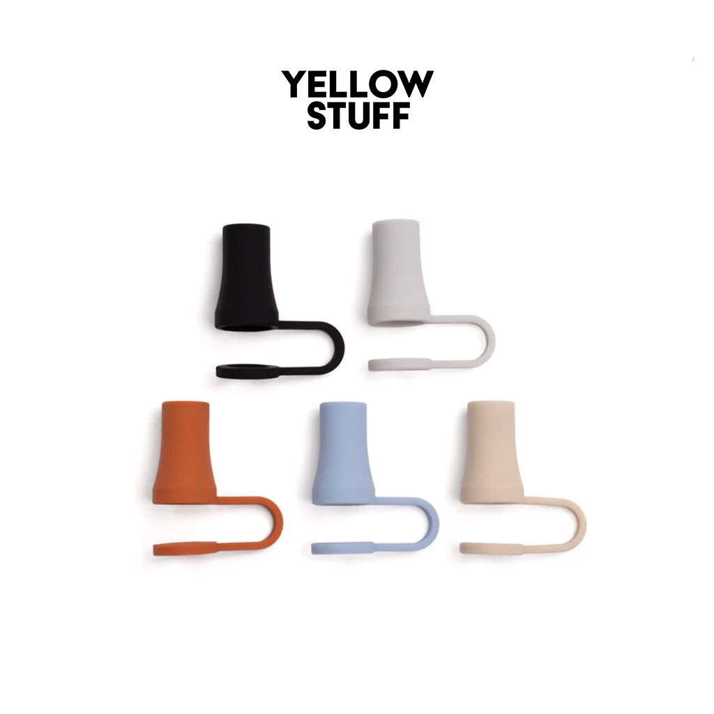 จุกปิดหลอดซิลิโคน พร้อมสายคล้อง แถมฟรีเมื่อซื้อ Sttoke 20oz