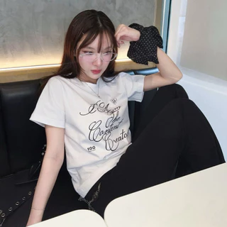 เสื้อ Baby tee ตัวยาว อก 38 นิ้ว รุ่น Boyish tee