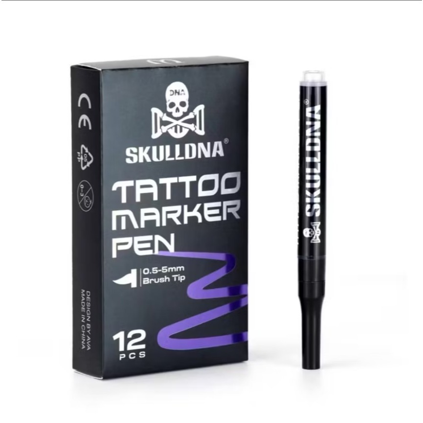 ปากกาเขียนผิว สำหรับงานสัก SKULLDNA MAKER PEN