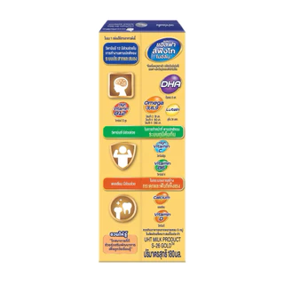 [นมกล่อง] UHT S-26 Gold สูตร 3 นมกล่อง เอส-26 โกลด์ นมยูเอชที สูตร 3 180ml (36 กล่อง)
