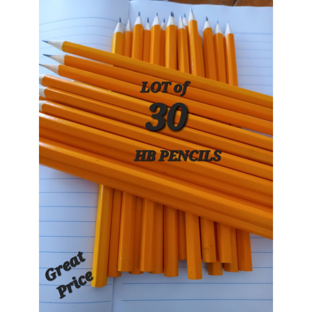 Bundle 30 × HB PENCILS SCHOOL OFFICE STATIONARY Cheap Price