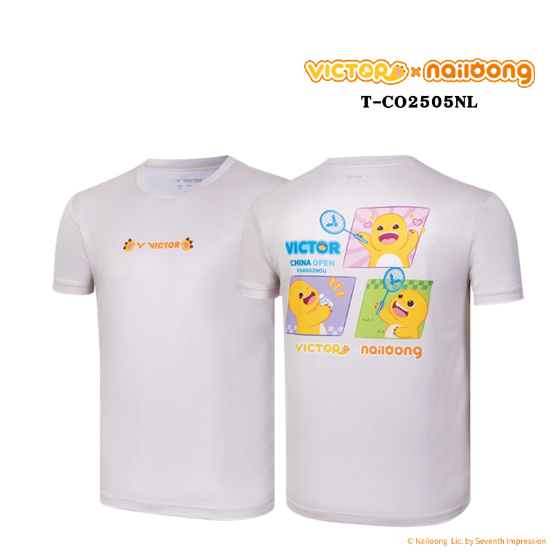 VICTOR COLLECTION NAILONG เสื้อกีฬาแบดมินตัน แขนสั้น เสื้อกีฬาแขนสั้น T-CO2505NL