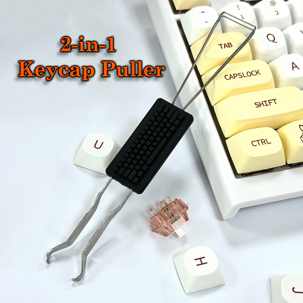 เครื่องมือถอดคีย์แคป 2-in-1 Keycap Pullerด้ามจับถนัด มือจับง่าย ดึงคีย์แคปและสวิตช์ได้สะดวก สำหรับคีย์บอร์ดแมคคานิคอล
