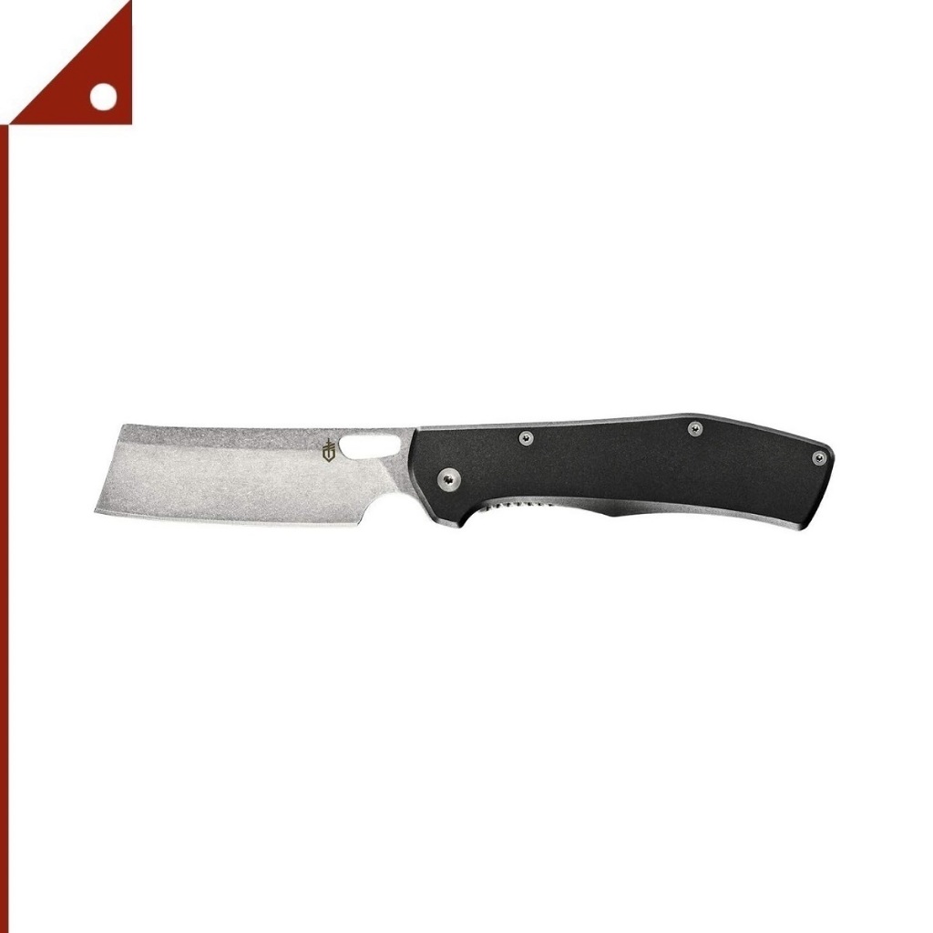 Gerber : GBR30-001494* มีดพับแค้มป์ปิ้งแบบพกพา Gear Flatiron Folding Pocket Knife, Black