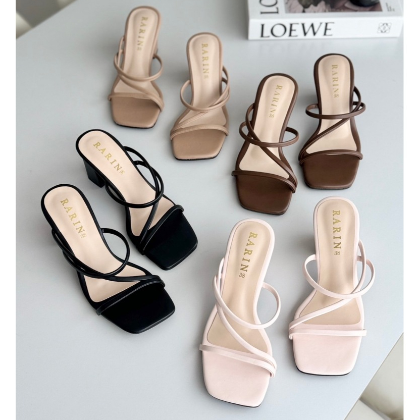 Rarin [ Rita ] รองเท้าส้นสูง 2.5 นิ้ว สวยไม่เกรงใจใคร **เท้าไม่เรียวบวกเพิ่ม**