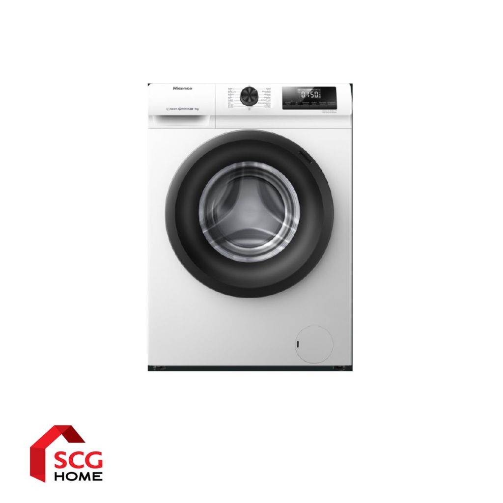 Hisense เครื่องซักผ้า ฝาหน้า ขนาดถังซัก 9Kg. รุ่น WF90N1