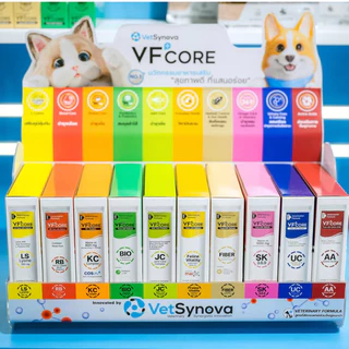 [1 ซอง] VF+Core วิตามินแมวเลีย คละได้ วิตามินรวม บำรุงไต เสริมภูมิ ขนาด 12 g ของแท้ 100%